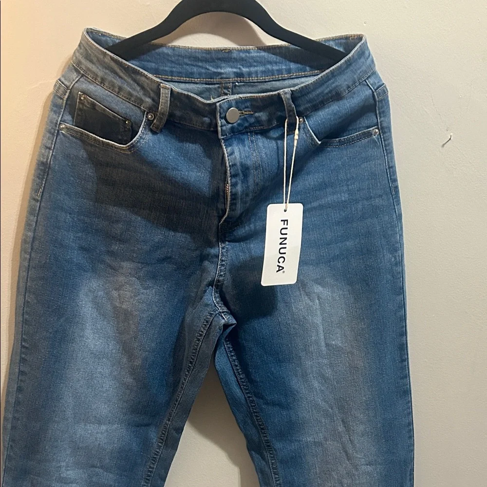 Women's Classic Straight Leg Jeans - Dark Blue